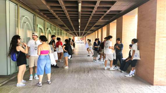 4 julio 2025 | Paseo urbano por la Ciudad Universitaria con el campamento Lamarr